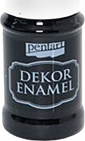 Краска акриловая черная 100 мл Dekor Enamel Pentart