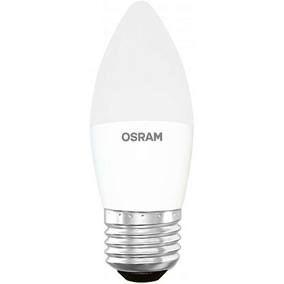 Лампа светодиодная Osram LS 6,5 Вт C37 матовая E27 220 В 4000 К 4058075134201 