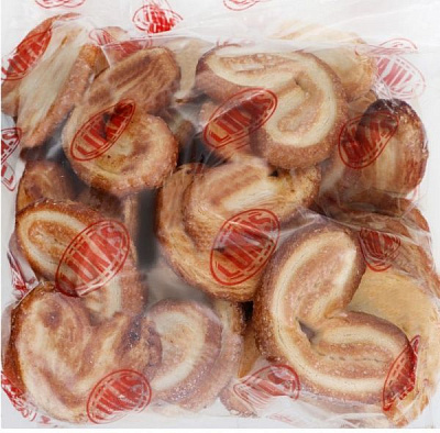 Печенье Лукас мучное слоеное с сахаром Ушки 