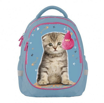 Рюкзак школьный Bagland Butterfly голубой суб.1020 (56591)