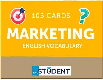 Карточки для изучения английского языка «MARKETING ENGLISH 105 карток» 9786177702541