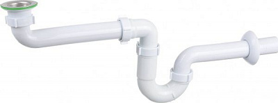 Сифон ScandiSPA трубчатый с выпуском 1 1/2 NS0411