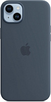 Чохол Apple Silicone Case with MagSafe для iPhone 14 Plus storm blue(MPT53ZE/A)