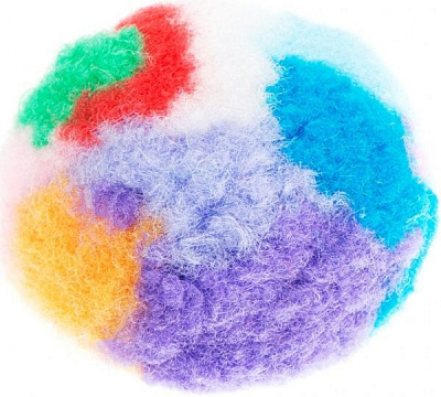 Іграшка для котів Lilli Pet Пухнастий м’яч d4 см 20-7403