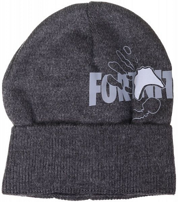 Шапочка детская для девочки Kraft+ 1003 р.52-54 темно-серый меланж 