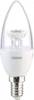 Лампа светодиодная Osram C37 5,4 Вт E14 3000 К 220-240 В прозрачная 4052899971813 