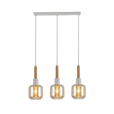 Люстра підвісна ARDERO Denver E14 білий/золото BL1433-2