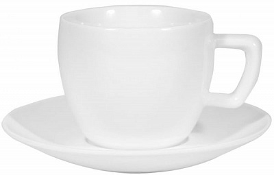 Чашка с блюдцем Crema 175 мл 387124 Tescoma