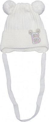 Шапочка дитяча для дівчинки Luna Kids р.40 бежевий 2187