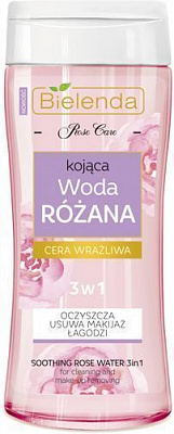 Мицеллярная вода Bielenda Rose Care 3 в 1 200 мл
