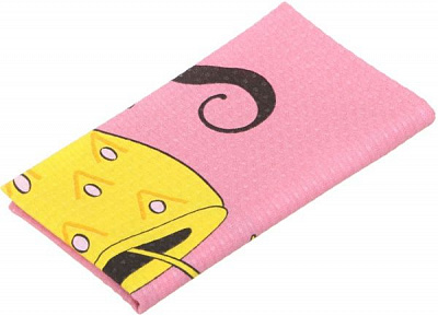 Рушник вафельний UP Summer 45x60 см яскраво-рожевий