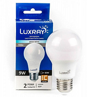 Лампа светодиодная Luxray 9 Вт A60 матовая E27 220 В 4200 К LX442-A60-2709 
