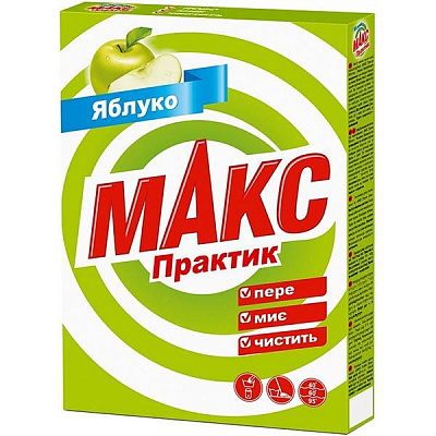 Порошок для чистки Макс Практик яблоко 350 г