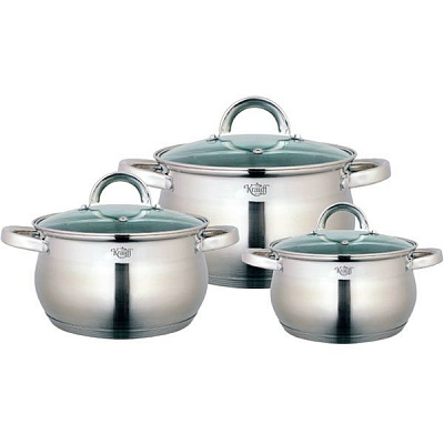 Набір каструль 6 предметів 26-189-035 Krauff