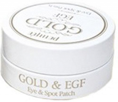 Гидрогелевые патчи Petitfee для глаз с золотом и EGF + 30 точечных патчей 60 шт./уп.