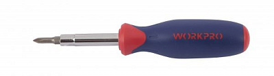 Викрутка зі змінними насадками WORKPRO W021186