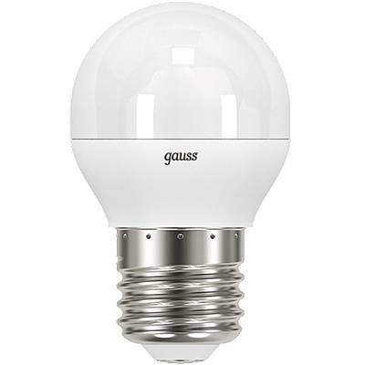 Лампа светодиодная Gauss Black 9.5 Вт G45 матовая E27 220 В 4100 К 