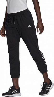 Брюки Adidas W AOP WVN PT GS8789 р. S черный