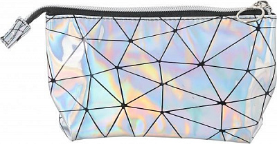 Пенал на блискавці дзеркальний 21х15 см дзеркальний