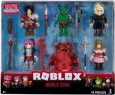 Набор фигурок с аксессуарами Jazwares Roblox Multipack World Zero W8 ROB0361 