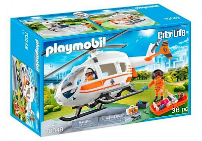 Конструктор Playmobil Рятувальний вертоліт 70048