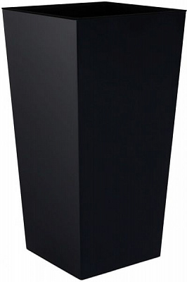 Горщик пластиковий Prosperplast Urbi square 2 в 1 квадратний 49л чорний (74975-411)