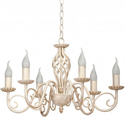 Люстра Vitaluce V1104/6 6x60 Вт бежевый с золотым 