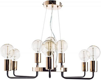 Люстра подвесная Arte Lamp Gelo A6001LM-9BK 9x40 Вт E27 черный 
