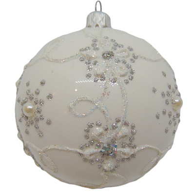 Шар новогодний d80 ажур 9570/45007 