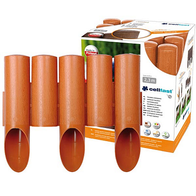 Ограждение для газонов Cellfast Standard кирпичное 2.3 м