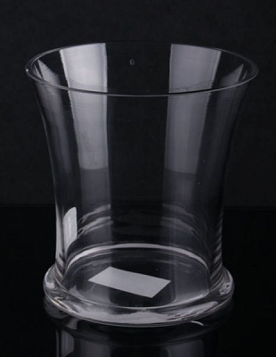 Ваза скляна прозора 15х13х23,5 см