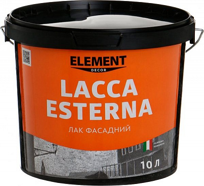 Лак Decor Lacca Esterna Element Decor глянець 10 л прозорий