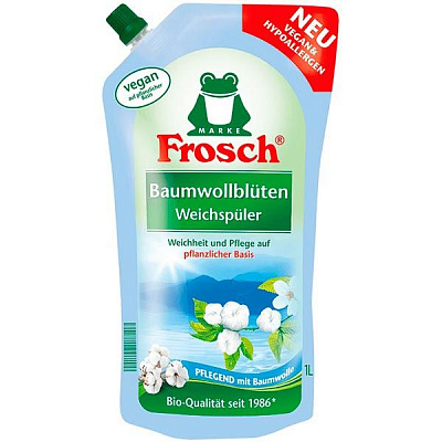 Кондиціонер для білизни Frosch Бавовняні Квіти 1 л