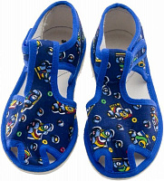 Тапочки для мальчиков Экотапок Сандалик новый синие 1085 р.28,5