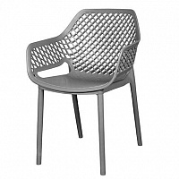 Стул пластиковый Bica Aria 82x60x58 см серо-бежевый