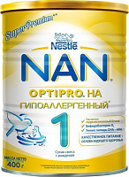 Сухая молочная смесь NAN NAN 1 гипоаллергенная 400 г 7613031251728