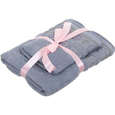 Набір рушників RING сірий Simi