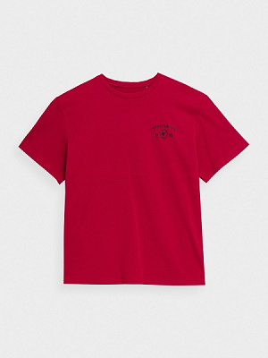 Футболка 4F TSHIRT M1013 4FJSS23TTSHM1013-62S р.158 красный