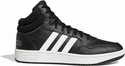 Ботинки Adidas HOOPS 3.0 MID GW3020 р.42 черный