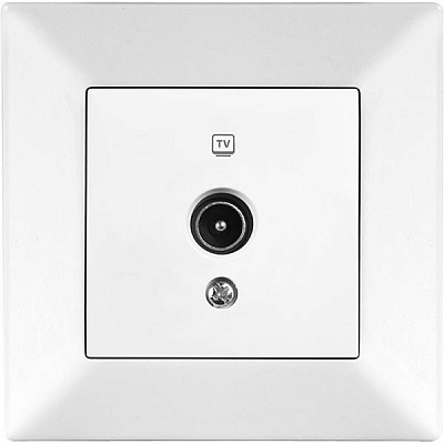 Розетка Viko Meridian TV кінцева біла