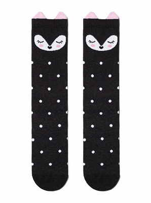 Гольфи дитячі для дівчаток Conte-Kids TIP-TOP (мордочки) 19С-141СП 043 р.16 чорний