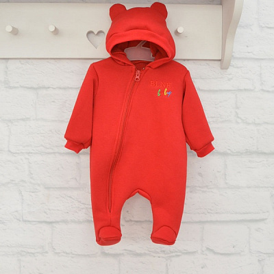 Человечек для девочки Blanka Ушки р.68 красный 12867 