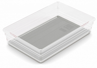 Органайзер Curver 244693 прозрачныйсерый Sistemo 7 50x225x155 мм