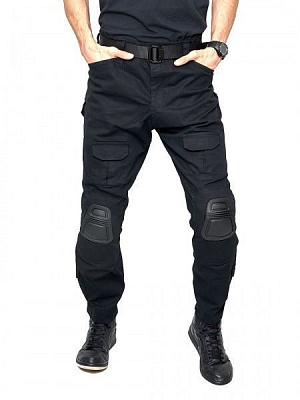 Брюки ESDY тактические с наколенниками р. XXXL Black