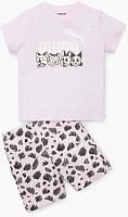 Комплект детской одежды Puma ESS+ PUMA MATES INFANTS SET 67423462 р.92 розовый