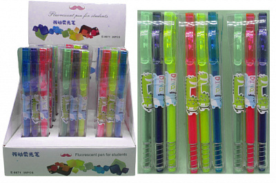 Маркер текстовый Динозавр 3 шт. в ассортименте 