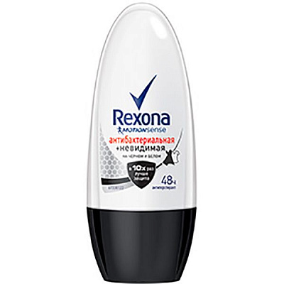 Антиперспирант для мужчин Rexona Men Невидимий захист антибактеріальний 50 мл