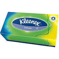 Серветки гігієнічні у коробці Kleenex Balsam 72 шт.