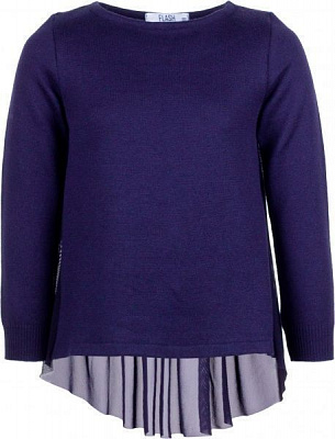 Джемпер детский Flash 421 для девочки р.134 синий 19G017-4-1111 