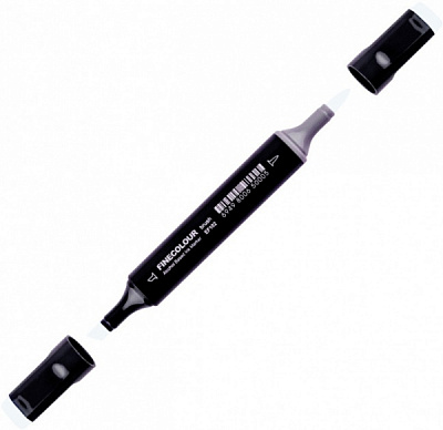 Маркер спиртовой FINECOLOUR EF102-267 резкий серый №1 